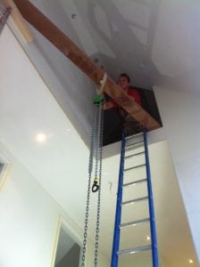 Installatie trap 2 verdiepingen